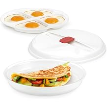 Tescoma Dish for Omelettes and Eggs Purity Microwave, Assorted, 25.7 x 21.3 x 5.2 cm