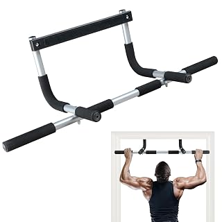 leikefitness Pull-Up Bar For Door Frame Adjustable Portable Upper Body Fitness Workout For Home Gyms - Amazon product rated Grade A