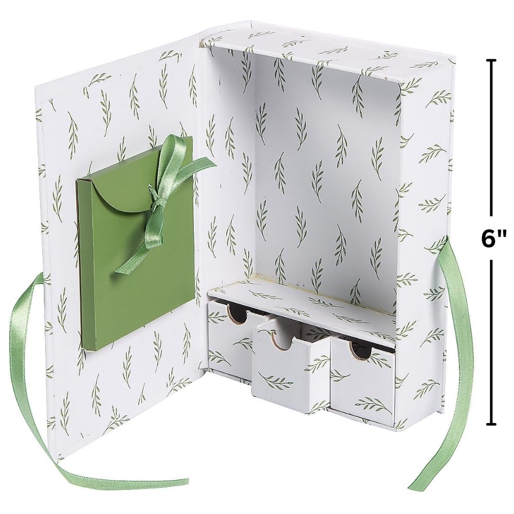 Fun Express Baby Keepsake Box - Beautiful Home Decor to Store Precious Memories - Perfect for Newborns and Infants - 1 Pieces