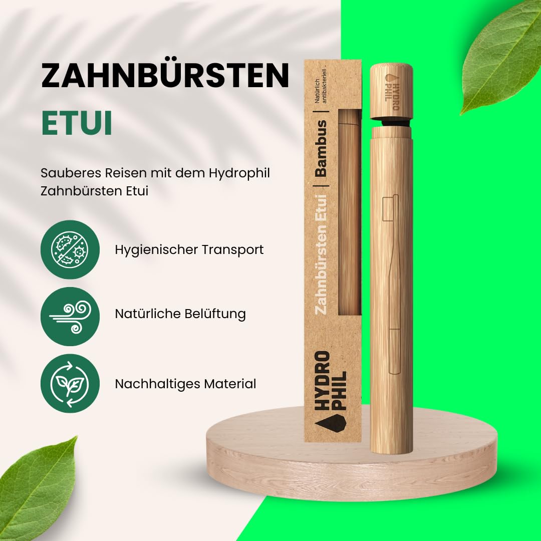Hydrophil Reise Zahnbrste Etui - 1er Pack - Reisezubehr - Zahnbrsten  Schutz - Backpacking Musthave - Zahnbrsten Aufbewahrung : Amazon.de:  Drogerie & Krperpflege
