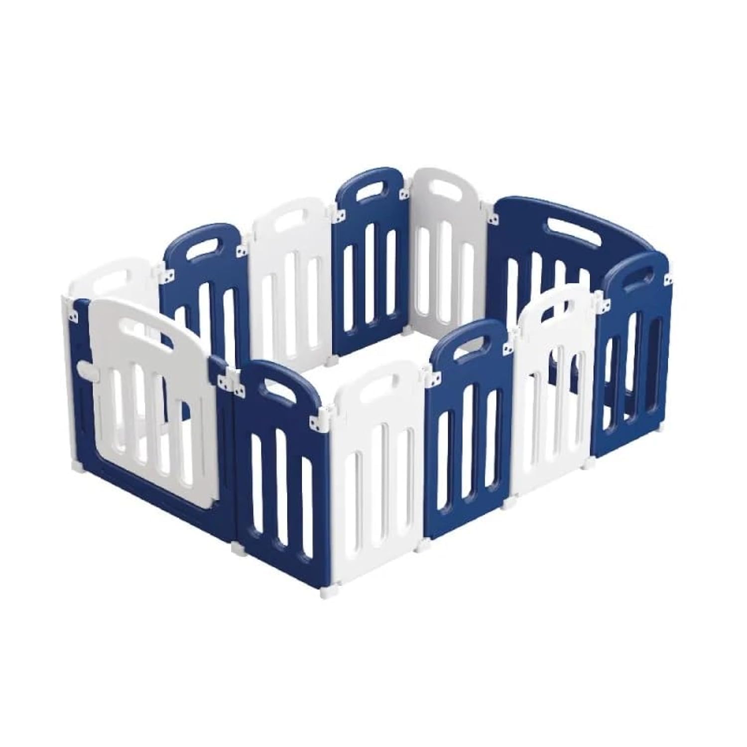 Box Per Bambini YAZOCO Con Canestro - Recinto Sicuro 129x190cm Per Interni Ed Esterni, Blu - Foto 7
