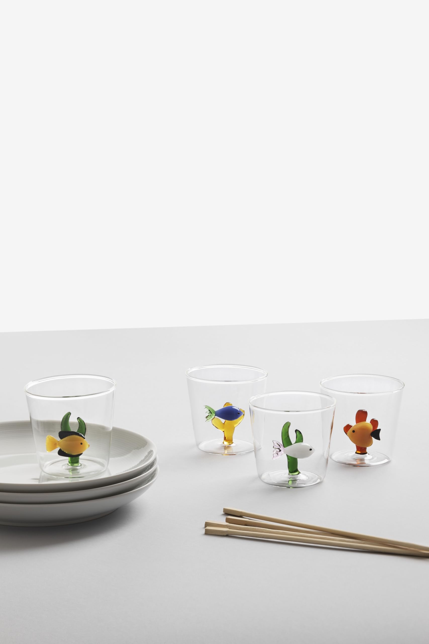 Ichendorf Milano designové sklenice na vodu Desert Plants Tumbler Cactus Amber Flower Ichendorf Milano designové sklenice na vodu Desert Plants Tumbler Cactus Amber Flower