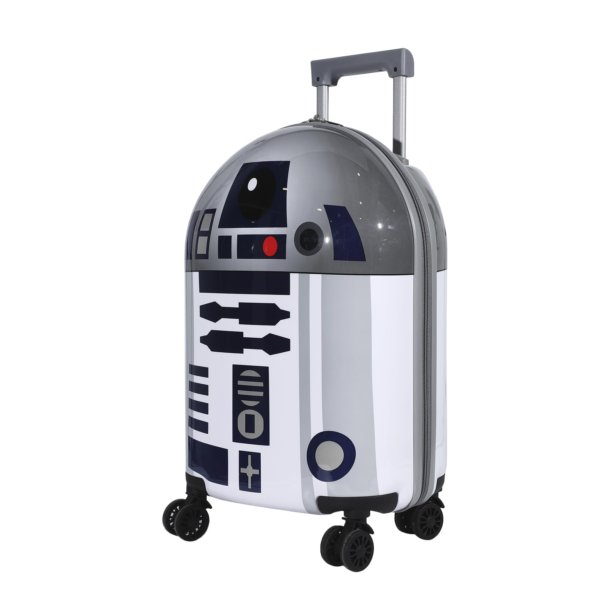 Bioworld Star Wars: Rebels R2D2 light weight 22" Shaped Rolling Luggage