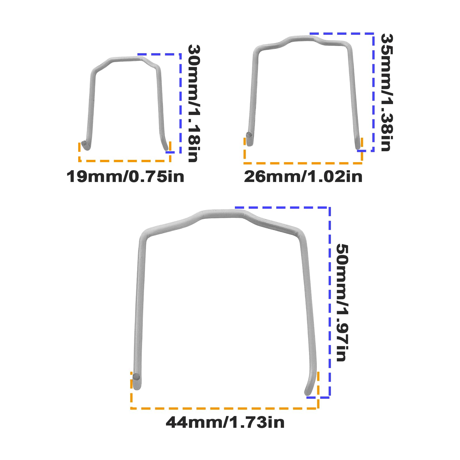 3Pcs Radiator Hose Retaining Springs 154 23 For BMW X5 E46 M3 540i