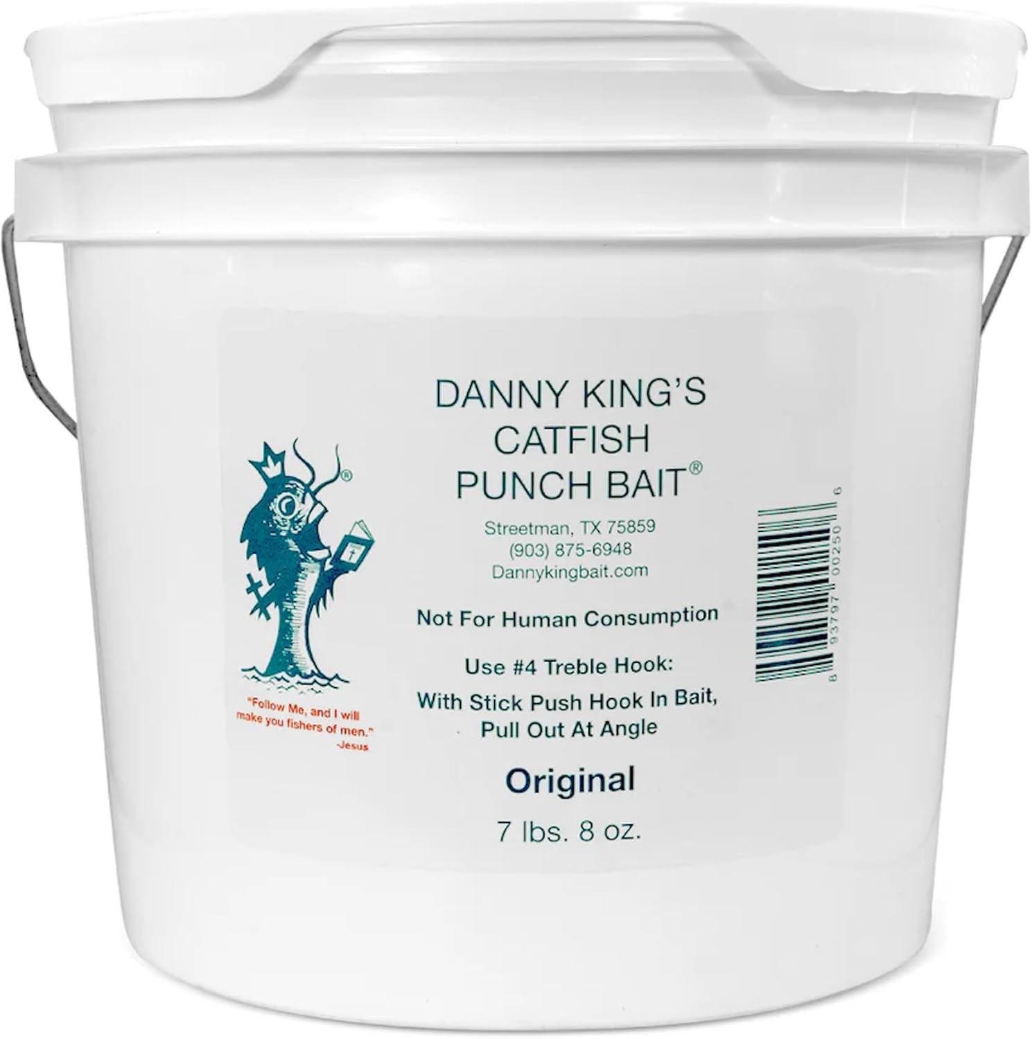 Danny King Catfish Punch Bait | Gallon Tub | Best Catfish Bait