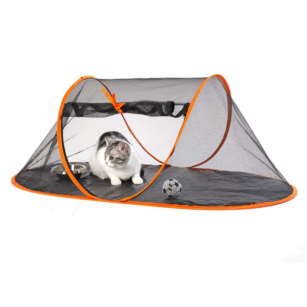 Buy Fooubaby Cat Tent Pop Up Cat House Outside Pet Enclosure Tent