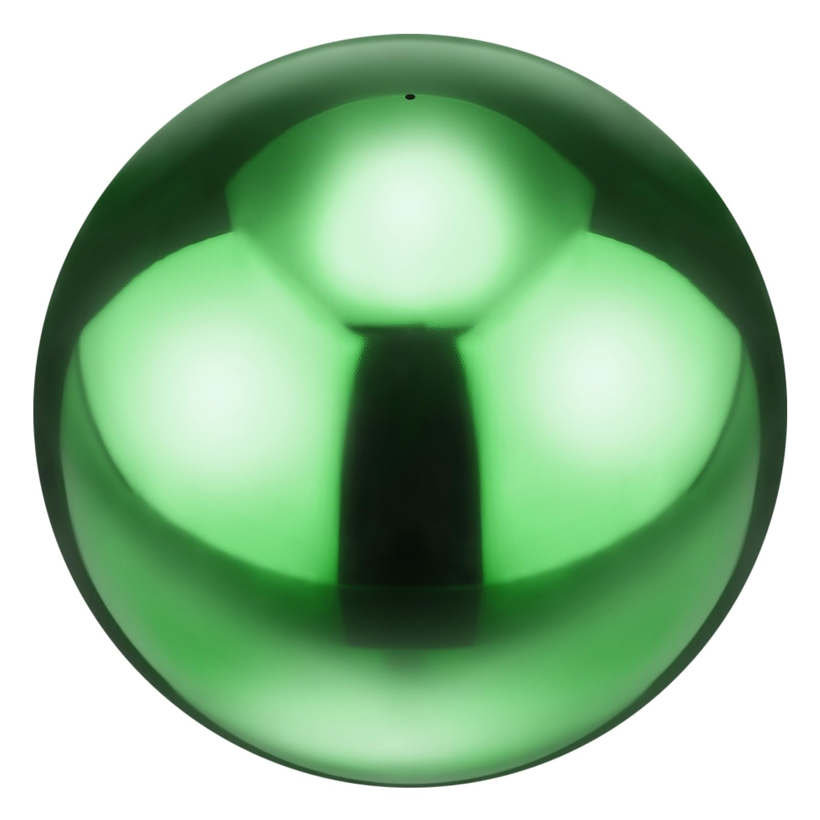 M METERXITY 1 Pezzo Sfera da Giardino Specchiata 12 Pollici Acciaio Inox 201 Sfera Cava a Specchio Riflettente Galleggiante per Decorazione Esterna Giardino/Stagno/Casa/Cortile [Verde Rubino]