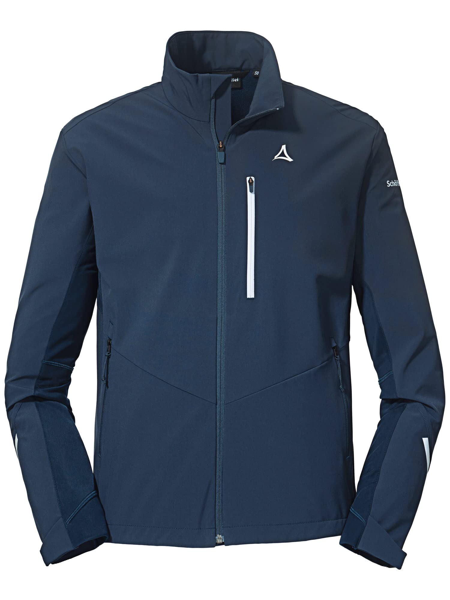 Schöffel Herren Softshell Jacket Rinnen M, wind- und wasserabweisende Winter Wanderjacke mit Body Mapping Technologie, atmungsaktive Outdoorjacke für Wintersport