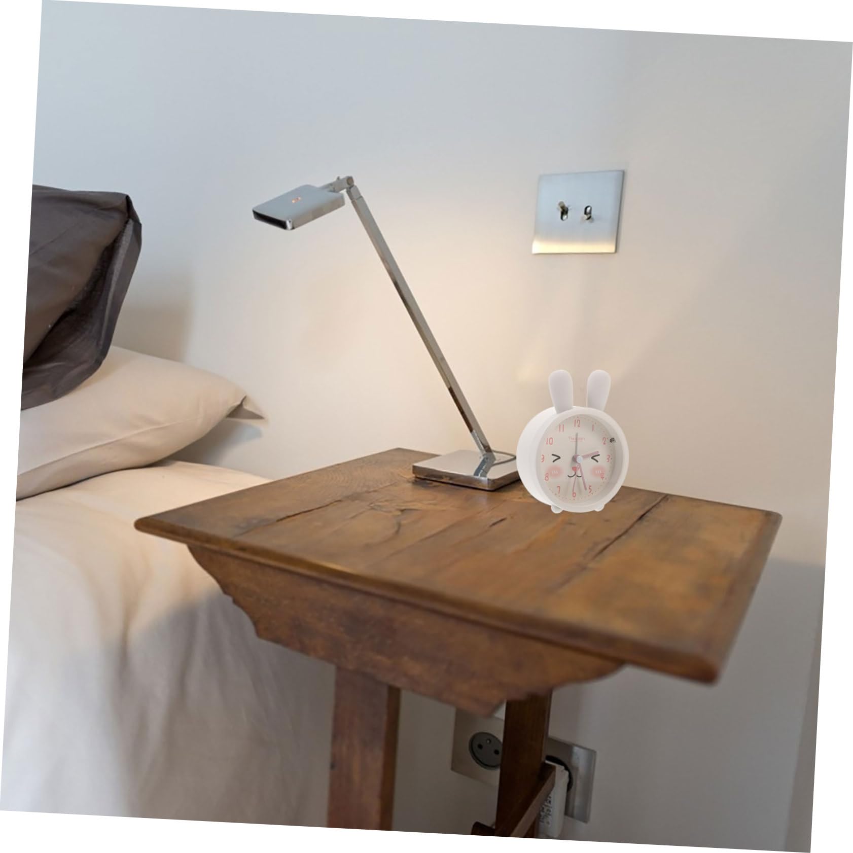 PRETYZOOM 3stücke Kawaii Kinderwecker Mit Nachtlicht Geräuschloser Alarm Clock Für Kinderzimmer Tragbar Und Dekorativ Für Schreibtisch Und Nachtisch Ohne Batterie