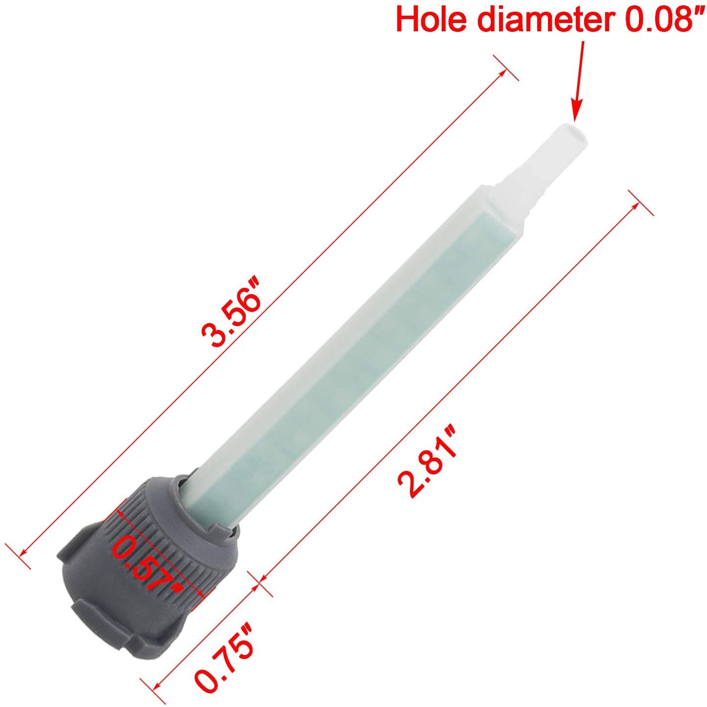 Set 20 Ugelli Miscelatori Per Resina Epossidica - Per Cartucce 50ml | Rapporto 10:1 | Ideali Per Colla Bi-Componente - Foto 11