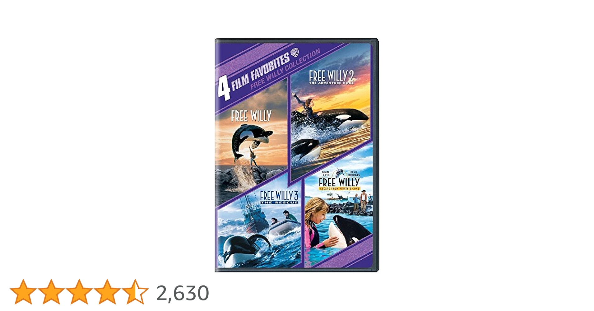 Amazon.co.jp: FREE WILLY COLLECTION (1-4) : DVD