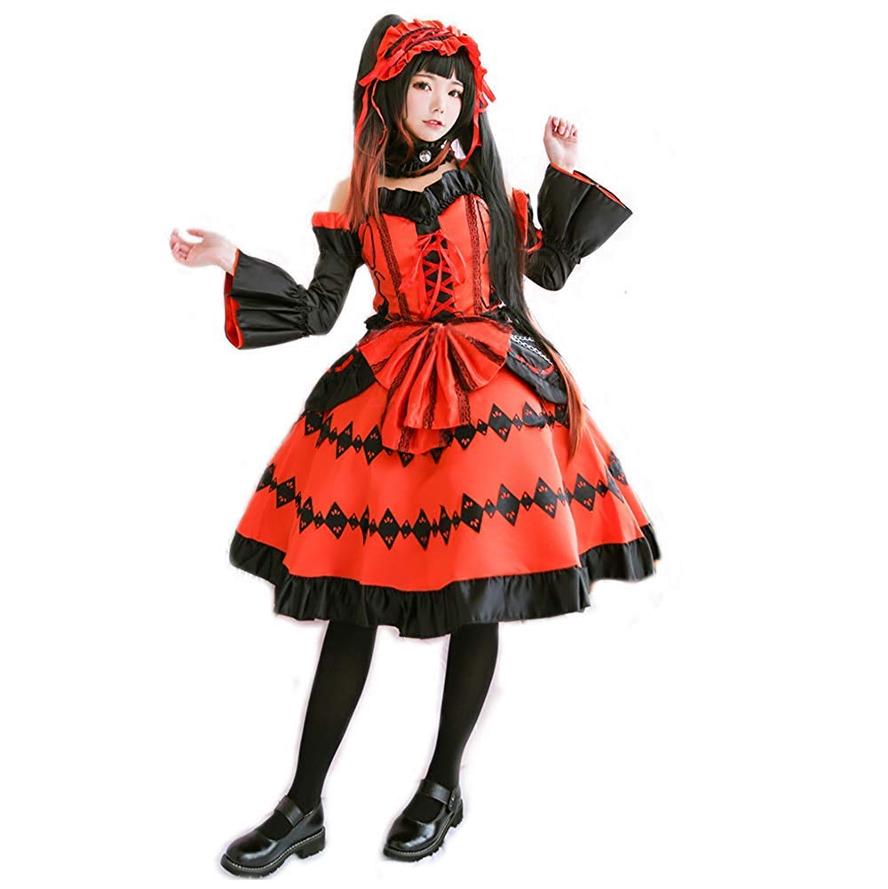 CosplayLife Date A Live Tokisaki Kurumi Astral Dress Cosplay Costume for Women