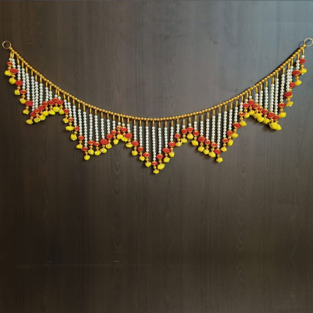 MyGiftyShop Handmade Door Hanging Moti Latkan Style Bandarwal Toran (TMS-01) -Diwali New Year Inauguration Wedding Festival Home Decor Pooja (40 Inch X 6 Inch) (B0BQ7G5TND) Amazon Price History, Amazon Price Tracker
