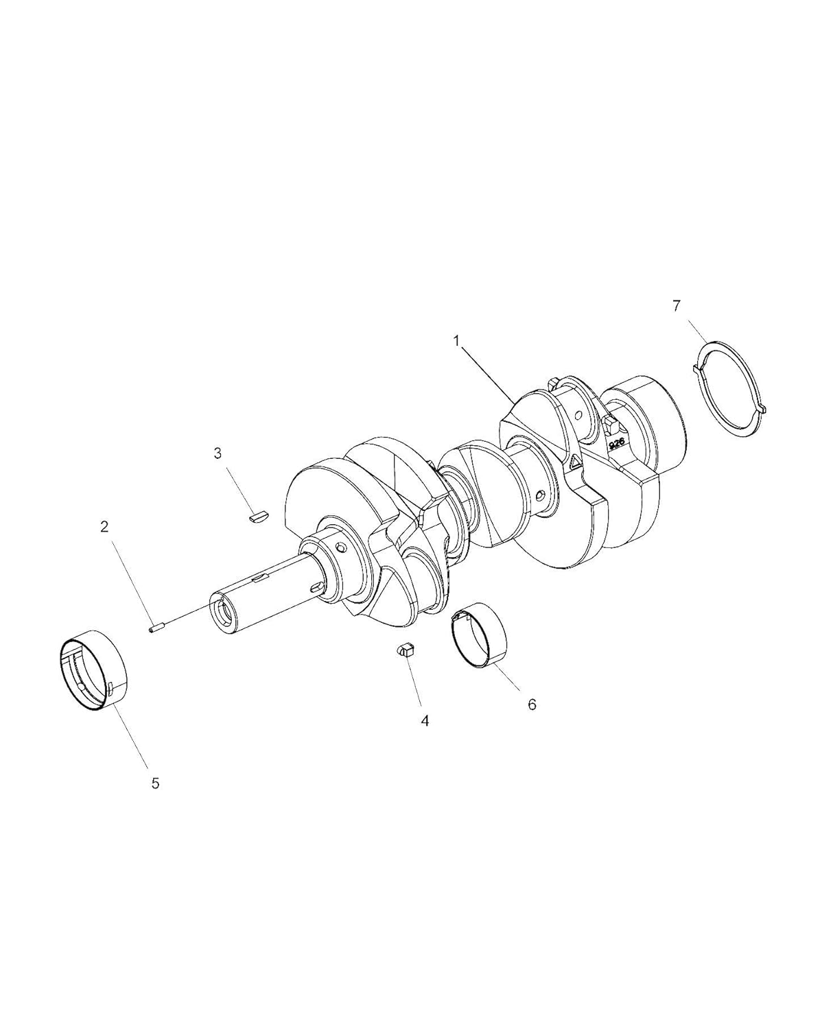 Polaris 3040251 Bearing Upp -0 25 Ranger Brutus Crew Diesel HD HST