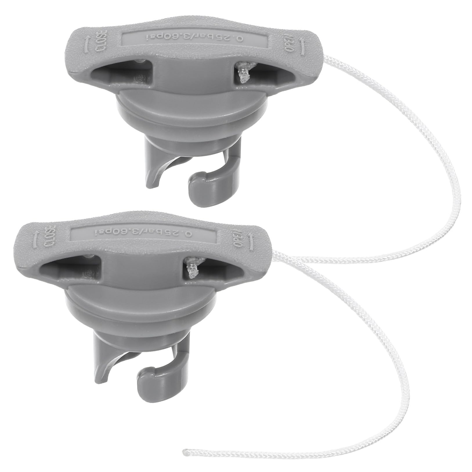 Toddmomy Valvola Gommone in PVC, Tappo per SUP e Gommone Gonfiabile, Anti-Perdita, 2 Pezzi, Accessorio per Kayak e Tavola da Surf