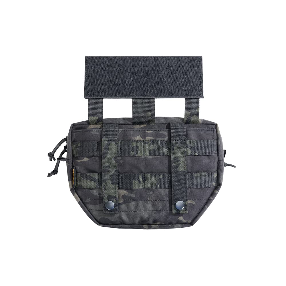EXCELLENT ELITE SPANKER Tactical Drop Dump Pouch Molle Tool Pouch with Hook & Loop Carrying Kit Bag for Tactical Vest Chest Rig
