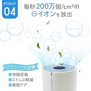 Amazon.co.jp: 【18畳用 全方位360°吸引】ONE STEP 空気清浄機 静音 4