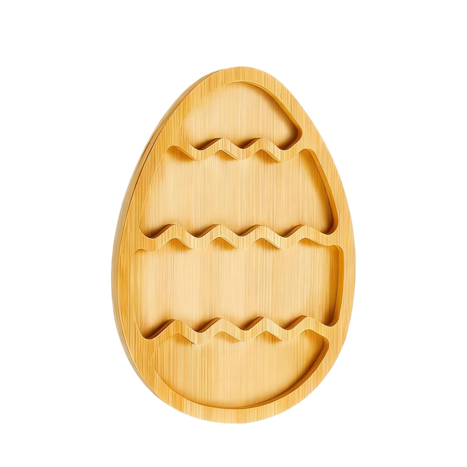 Sturdy Wood Rabbits Serving Tray Featuring Lovely Easter Rabbits Designs Ideal for Kitchen Storage and Food Presentation Dessert Tray