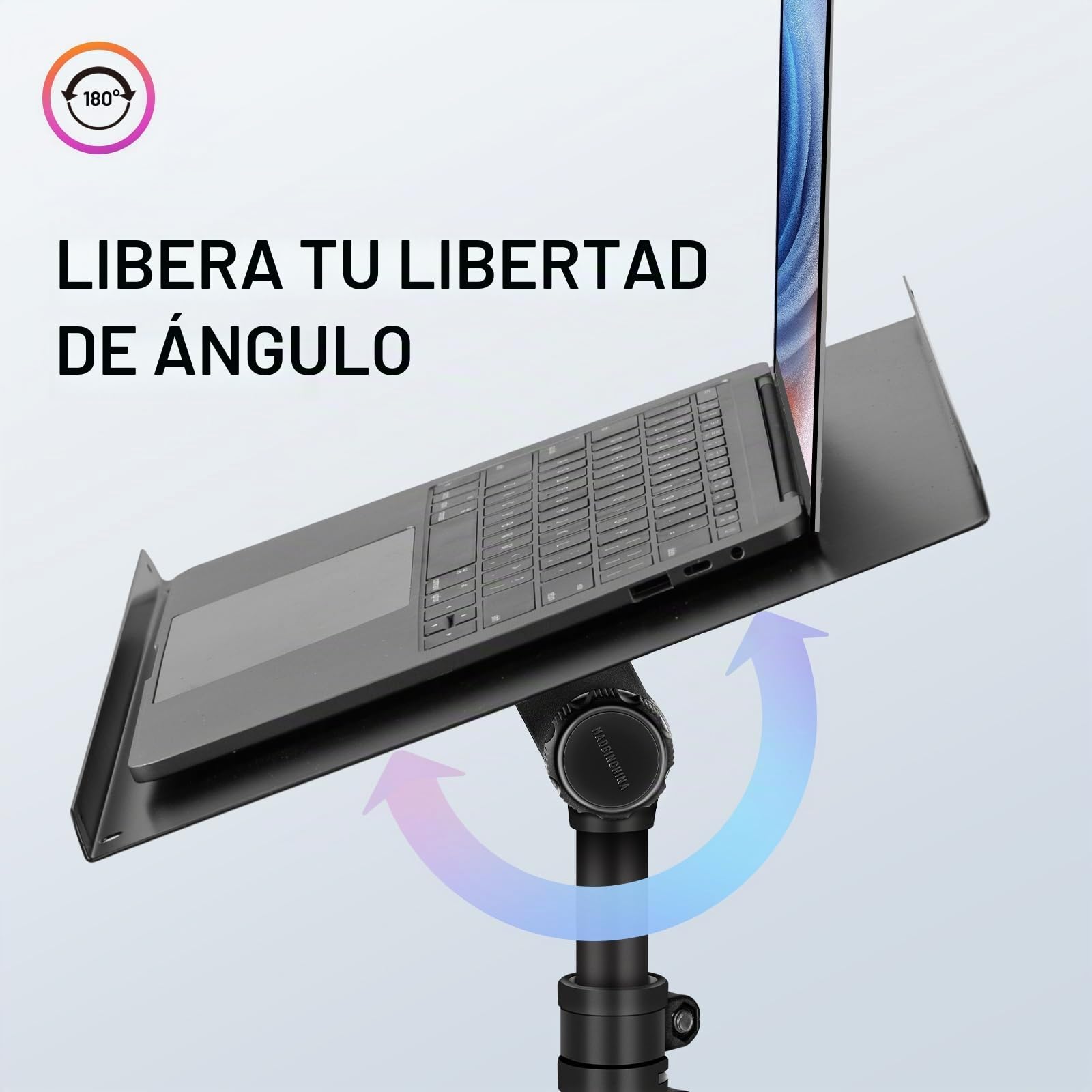 CAHAYA CY0331 - Soporte de trípode para proyector, portátil, multifuncional, con altura ajustable para películas al aire libre, computadora, libro, equipo de DJ