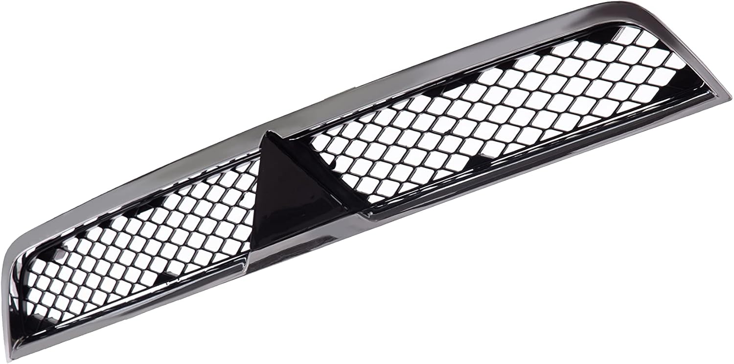 Replacement Parts Front Grille Grill Assembly With Chrome Shell With Black Insert Fit For Mitsubishi Lancer 2008 2009 2010 2011 2012 2013 2014 2015