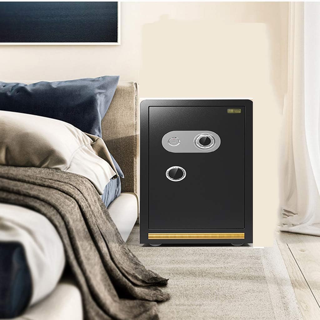 Security SafesHome Security Safes 45cm Large Capacity Deposit Box Includes Keys Office Hotel Jewelry Cash Use Storage Cabinet 4 Colors(Color:style2)