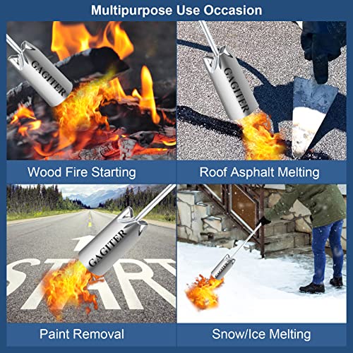 Propane Torch Weed Burner Kit, Blow Torch High Output 1,000,000 Btu, Heavy Duty Flamethrower With 10Ft Hose Hose And Handwheel For Flame Weeding,Roof Asphalt,Ice Snow,Road Marking,Charcoal #TOP5