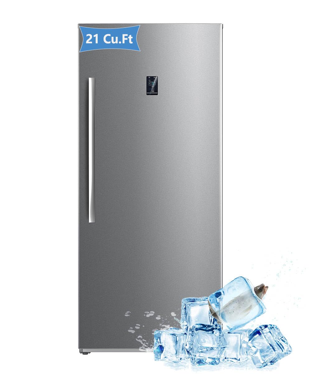 Techomey HSD-772WMU-FBM-2 21 cu ft Convertible Upright Freezer Stainless Steel