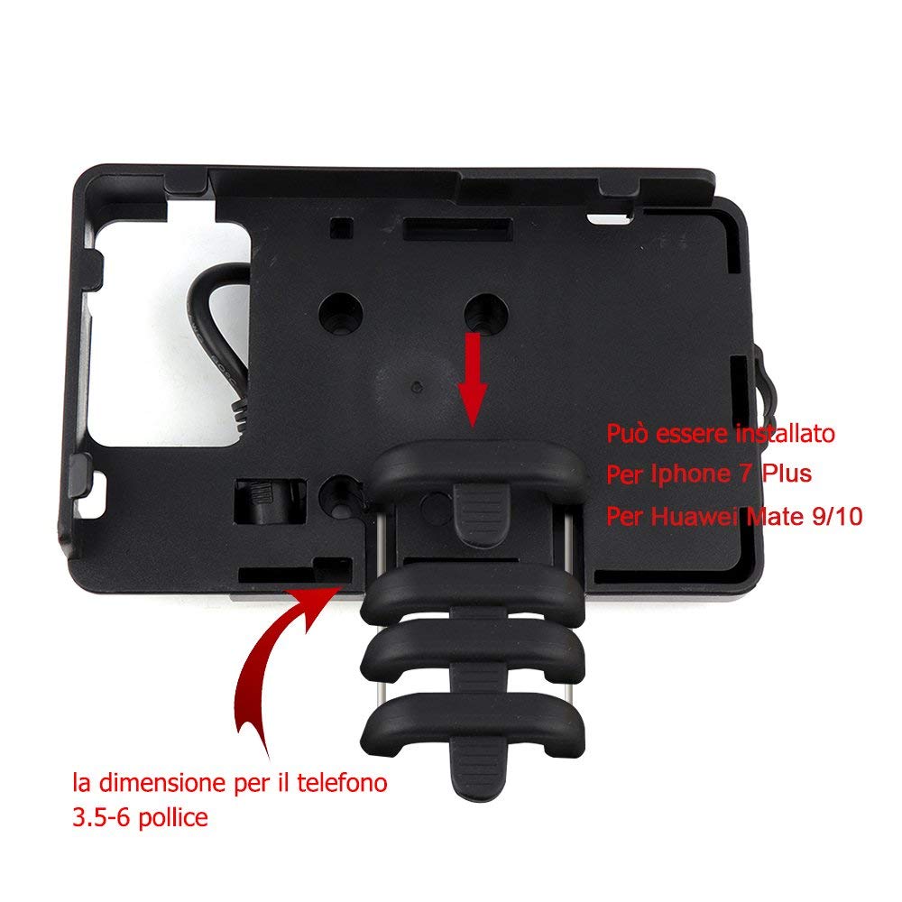 Soporte de cargador de navegación GPS USB SMARTPHONE USB S 1000 R S1000XR R 1200 GS 1200R Soporte de cargador de navegación de Africa Twin