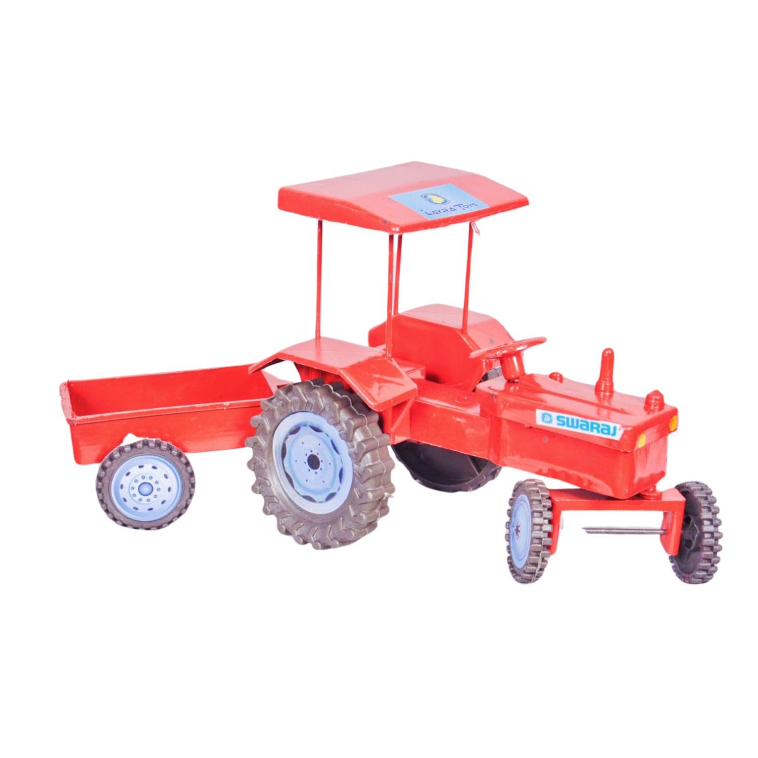 Trolley Tractor Toys Heavy Power Farm Tractor Red Colour - Main Image