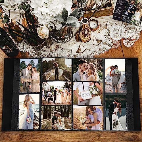 Lanpn-Wedding-Photo-Album-4x6-600-Pocket-Photos-Slip-in-Linen-Cover-Large-Capacity-Newlywed-Marriage-Window-Album-Hold-600-Horizontal-Vertical-Photos-Mr-Mrs-White