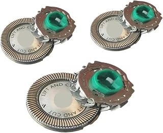 3 cabezales de repuesto for afeitadora Philips HQ64, PT720, PT725, AT890, PT860, PT866, AT758, AT798, HQ6070.