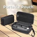 GetZget® Carrying Case Bag for DJI Osmo Pocket 3 Water Splash Proof Protective Storage Hand Luggage Bag Accessories (Black) gallery image