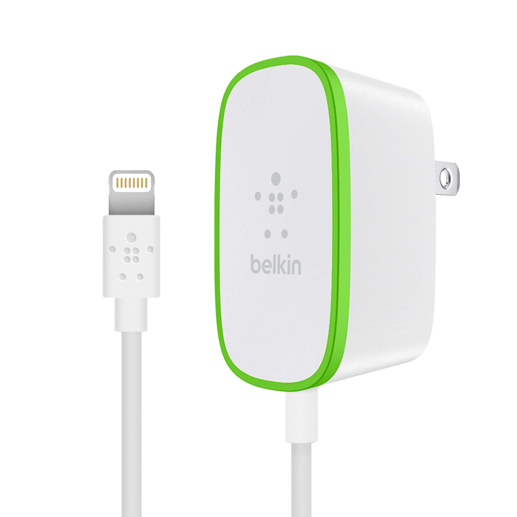 Belkin Boost Up Home Charger with 6-Foot Lightning to USB Charging Cable, White (2.4 Amps / 12 Watts) - F8J204tt06-WHT