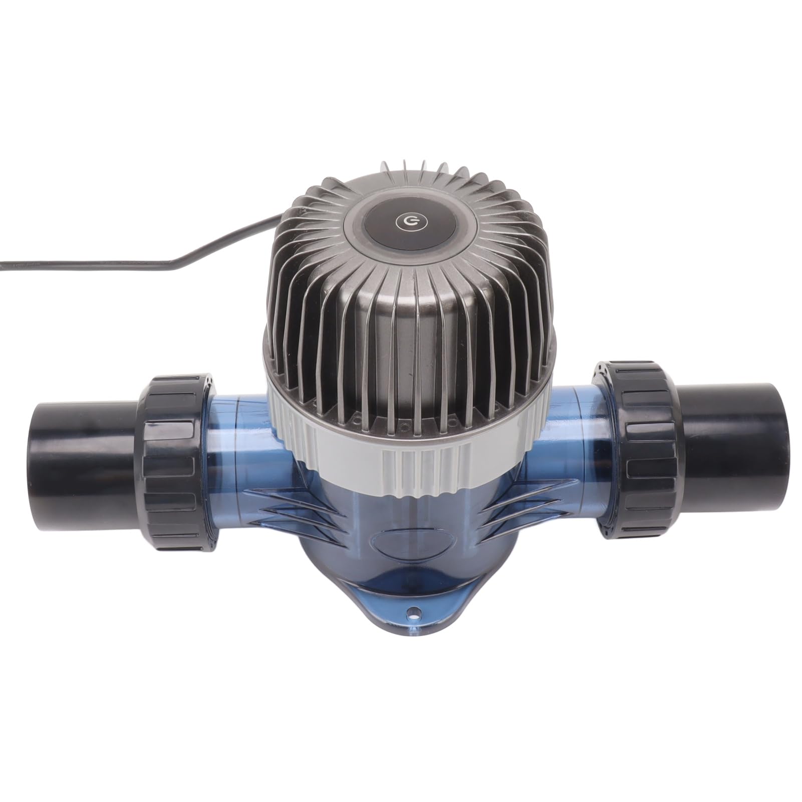 Clorador Salino Generador de Cloro para Piscinas Inteligente con Autolimpieza para Piscinas de SPA y Tanques de Natación ABS Titanio AC110-240V (ECO2)
