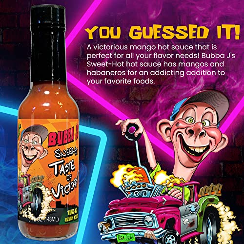 Jeff Dunham - Variety Hot Sauce Pack | Super Hot Sauces From Achmed, Walter, Jose Jalapeno, And Bubba J - Perfect For Spicy Challenge And Unique Gifts (5 Fl Oz Each) #TOP5