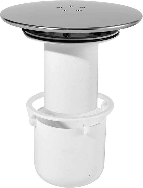 KOOBON 115mm Polírozott Zuhanylefolyó Fedél Viega Tempople Rendszerhez - Króm Kivitel, Szagzáró Funkcióval és Hajfogóval, PVC Anyagból