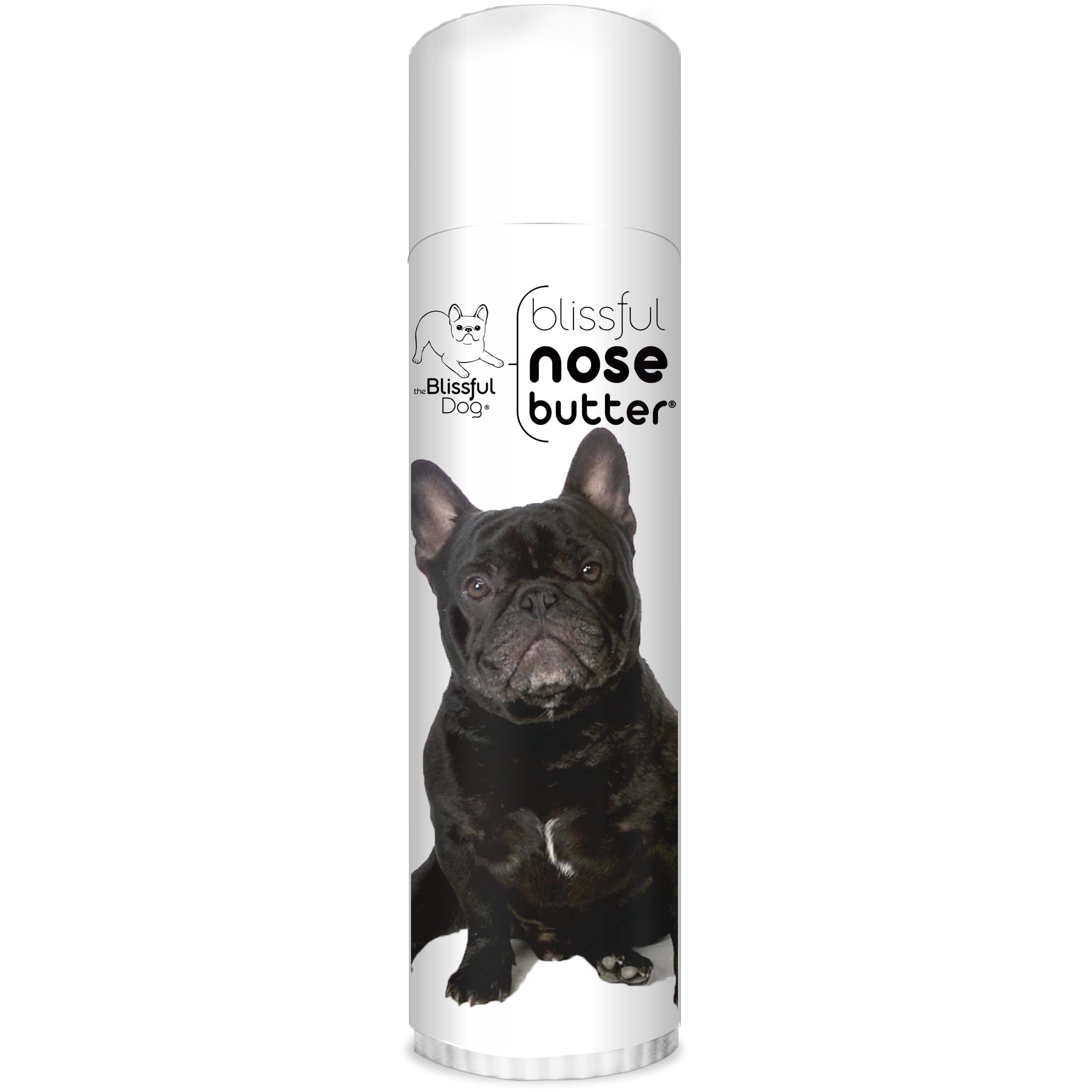 The Blissful Dog French Bulldog Brindle Nose Butter, Versatile Dog Nose Balm for Dry Nose, Handcrafted Nose Moisturizer, Easy-to-Apply Dog Essentials, Unscented, 0.50 oz.