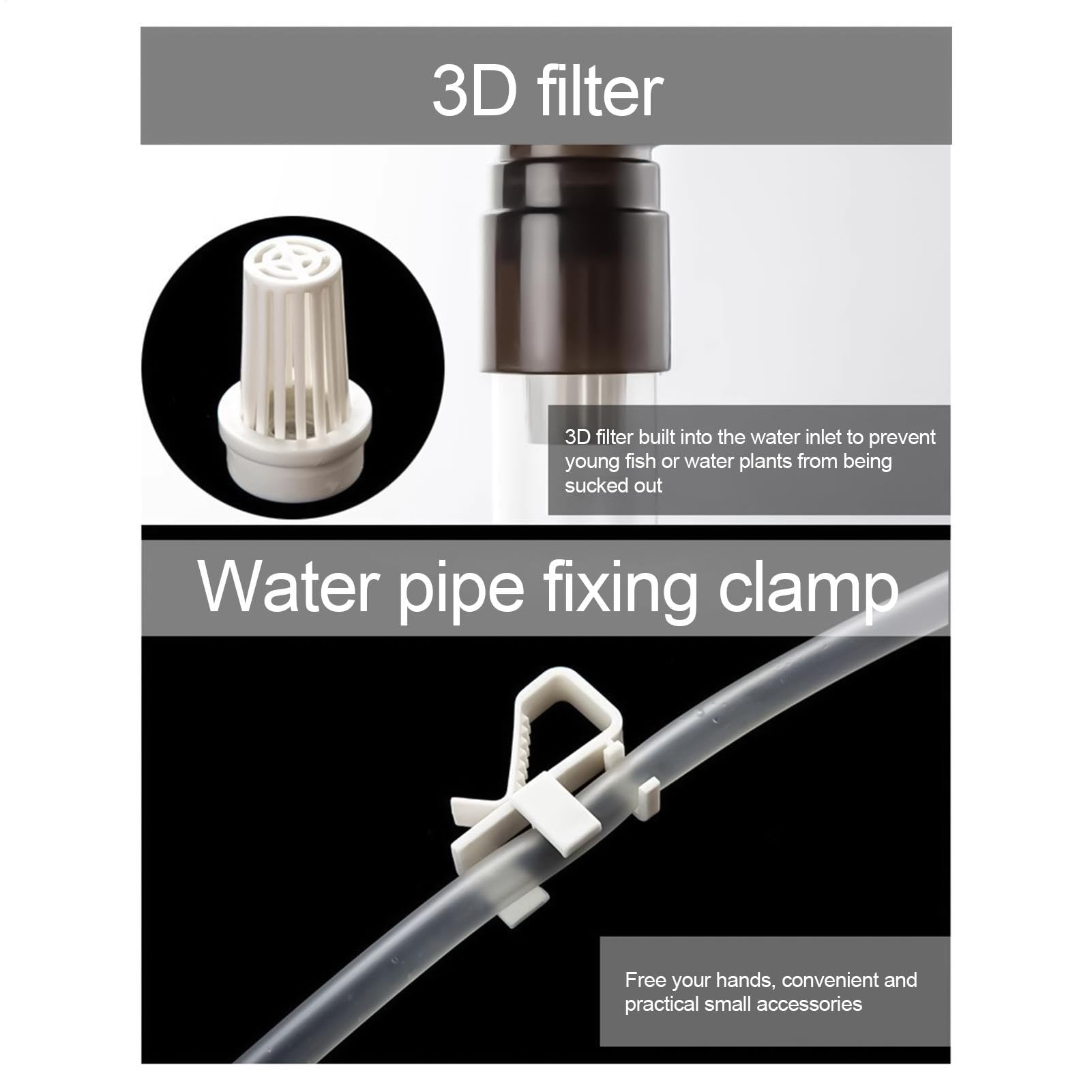 Gravel Vacuum For Aquarium, Fish Tank Cleaner, Aquarium Gravel Cleaner, Gravel Vacuum, Aquarium Water Changer Fish Tank Gravel Cleaner Fish Tank Cleaner For Fish Tank Cleaning Gravel And Sand