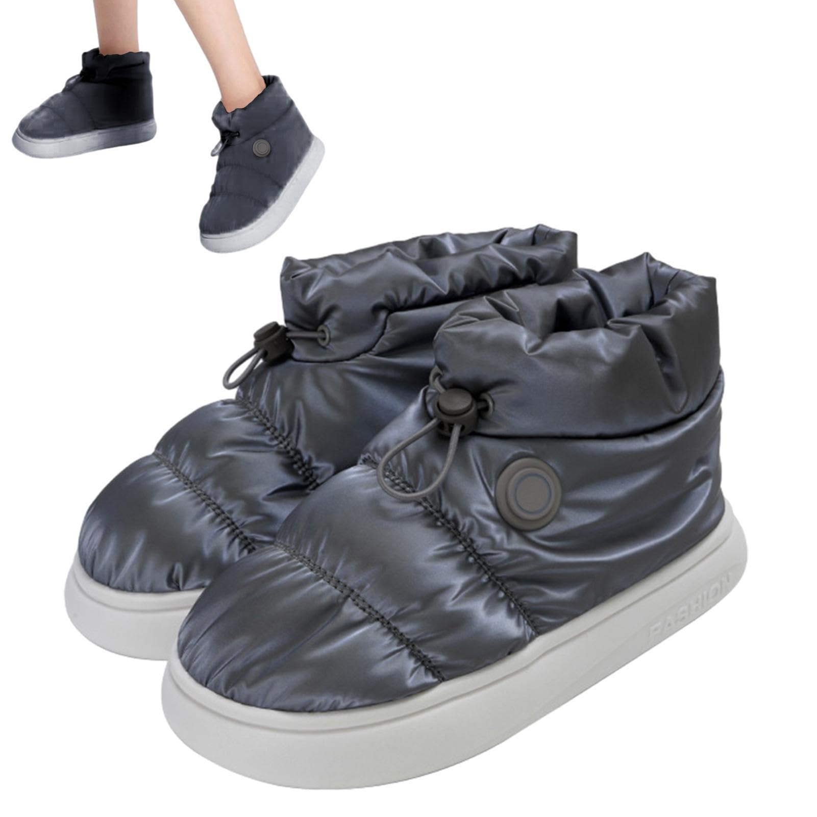 Scarpe riscaldanti, stivali riscaldanti | Scaldapiedi portatile invernale | Scarpe riscaldate da uomo ricaricabili, scarpe termiche per riscaldare i piedi, mantenere i piedi caldi