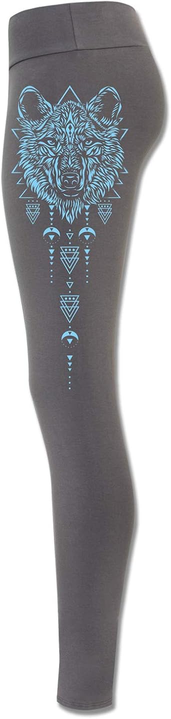 Soul Flower Women's Wolf Spirit Organic 
