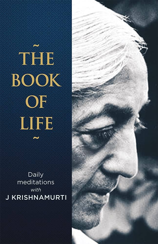 The Book of Life: J. Krishnamurti: 9788187326984: Amazon.com