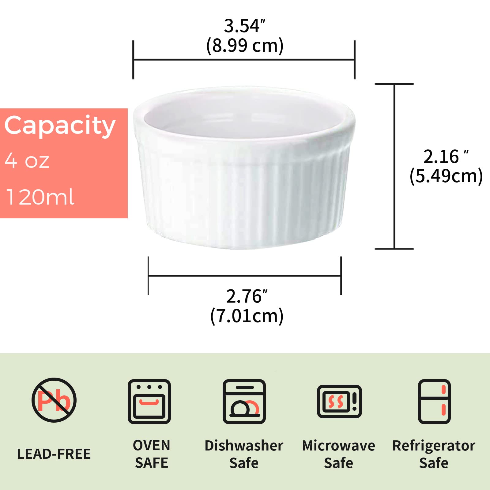 Luvan 4 Pieces Butter Warmers,Butter Warmers For Seafood with 20 Pieces Tealight Candles,Ceramic Butter Warmer Set for Chocolate or Cheese,Fondue- Dishwasher Safe,Microwave Safe, Oven Safe