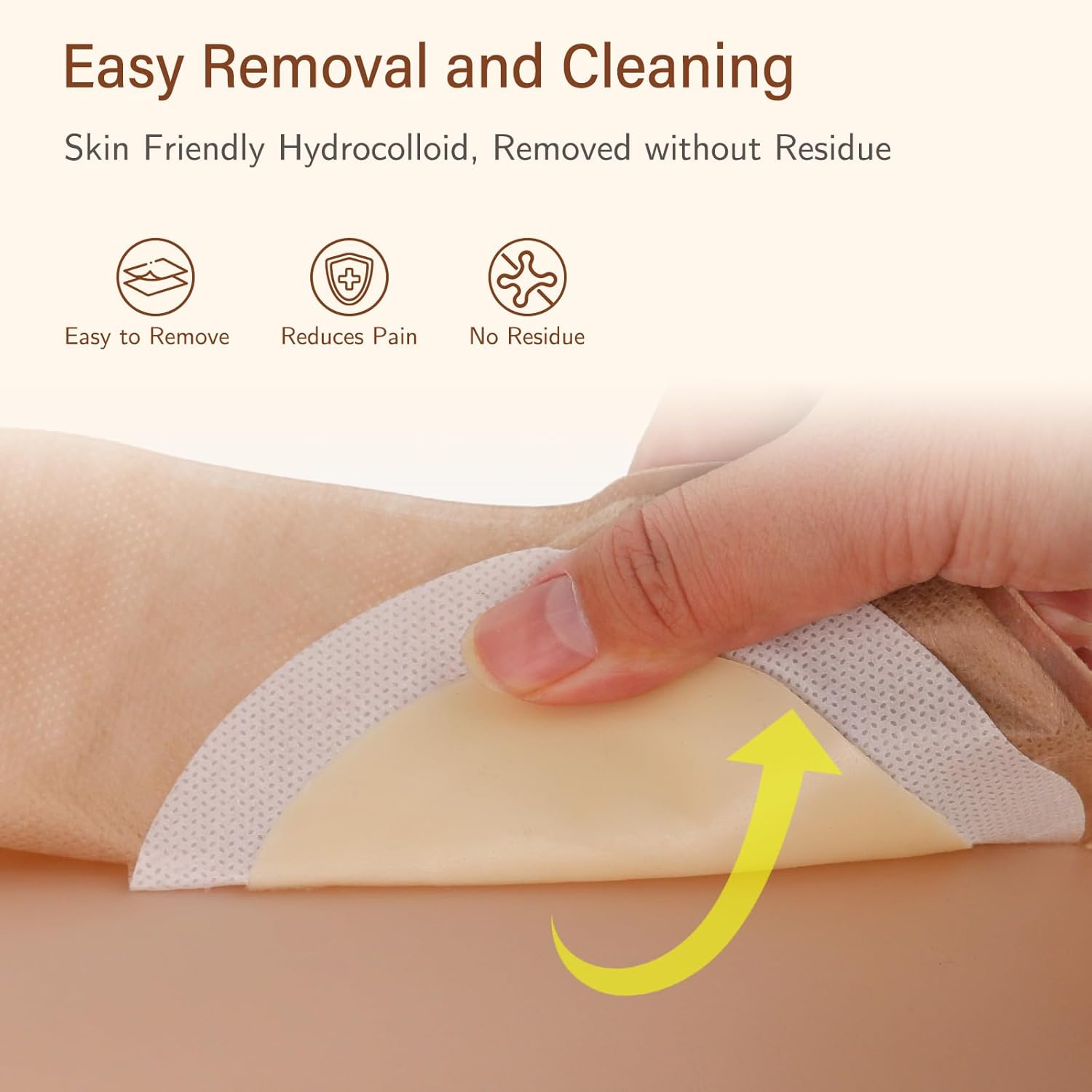 25 PCS Colostomy Bags, Ostomy Supplies,One Piece Drainable Ostomy Pouch with Hook and Loop for Ileostomy Stoma Care,15mm-65mm Cut to Fit