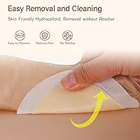 Vista 6 de 25 bolsas de colostomía, suministros de ostomía, bolsa de ostomía drenable de una pieza con gancho y bucle para el cuidado del estoma de ileostomía