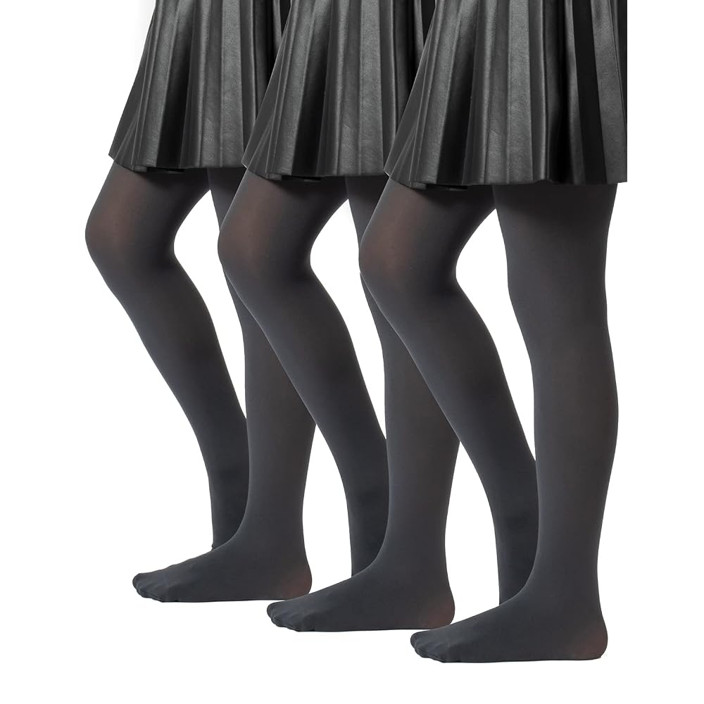 Microfiber girls tights