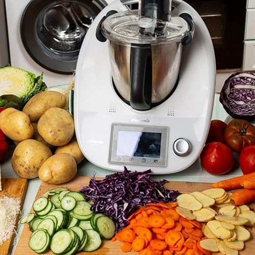 Cortador multifuncional de verduras y rebanadoras de quesos Cortador compatible con Thermomix TM6 TM5 Rallador Cortador Accesorio