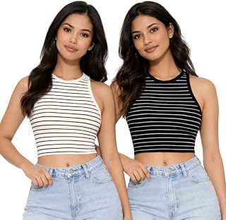 MIXFIT Women's Trendy Premium Cotton Tank Top & Crop Top for Women Price In India