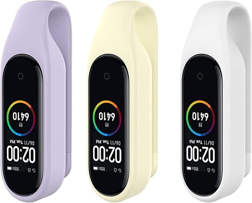 Miniatura 11 de Clip para Xiaomi MI Band 7/7 NFC/6/6 NFC/5/5 NFC Reemplazo de correa de silicona suave Accesorios para Amazfit Band 5 Clip Case Accesorio