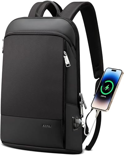 Miniatura 6 de BOPAI Mochila para laptop súper delgada de 15 pulgadas para hombre antirrobo, 43 cm, 17 pulgadas, Mochilas Daypack