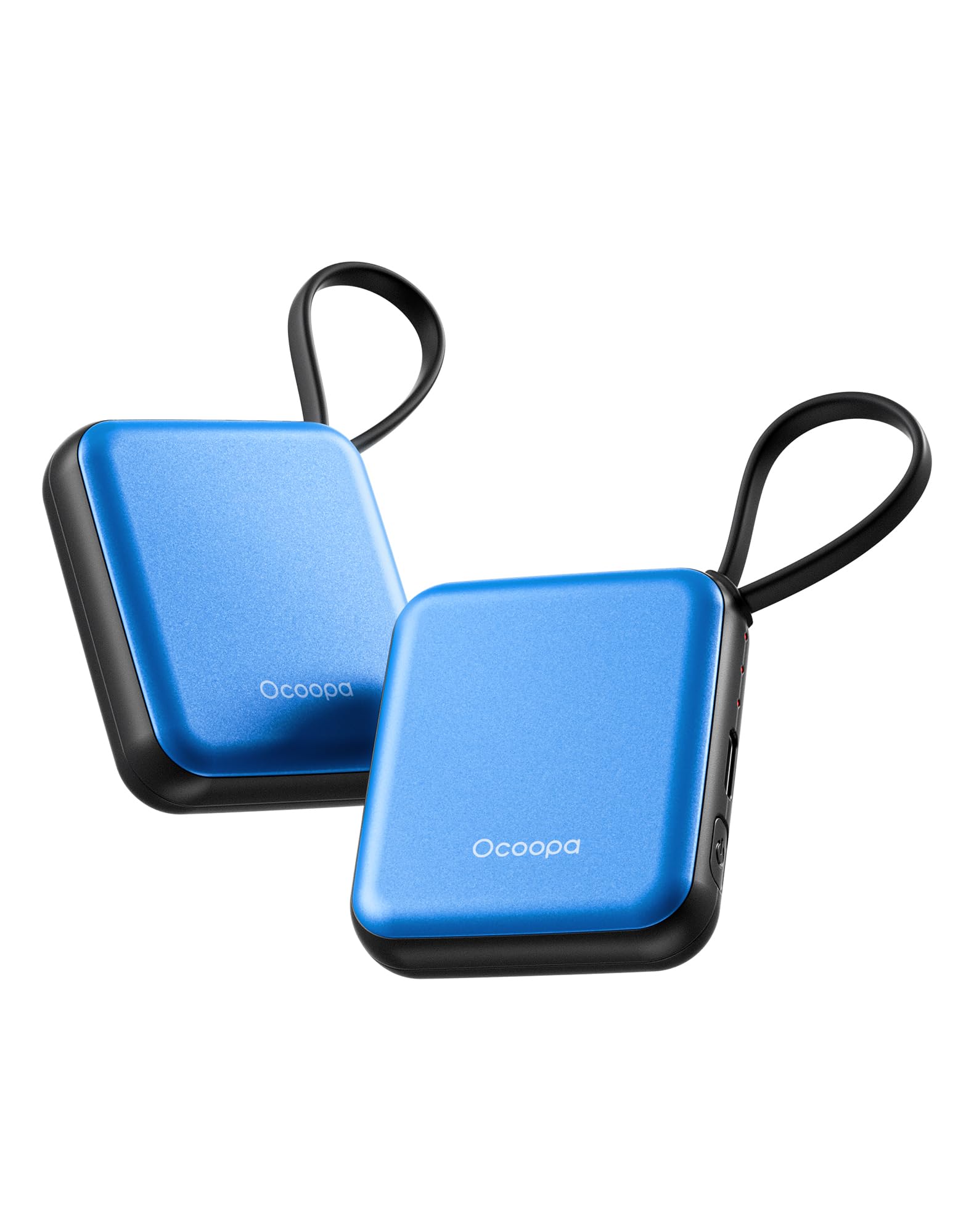 OCOOPA UT5 Nano Scaldamani Elettrico Confezione da due, Tre Livelli di Riscaldamento, Scaldamani Ricaricabile Portatile Scalda mani Tascabili, Regali, Essenziali per il Freddo Invernale in Esterni